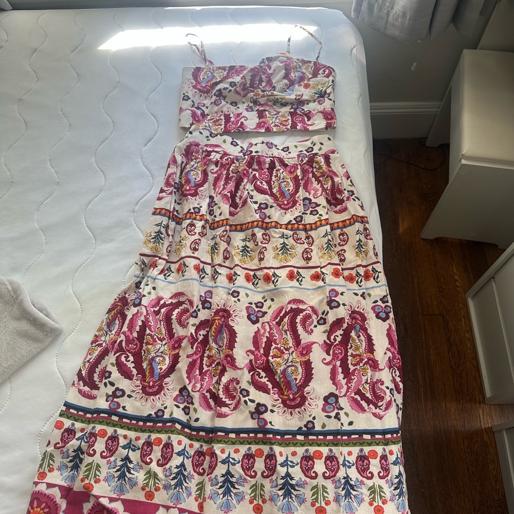 Caroline Constas Paisley Print Dress
